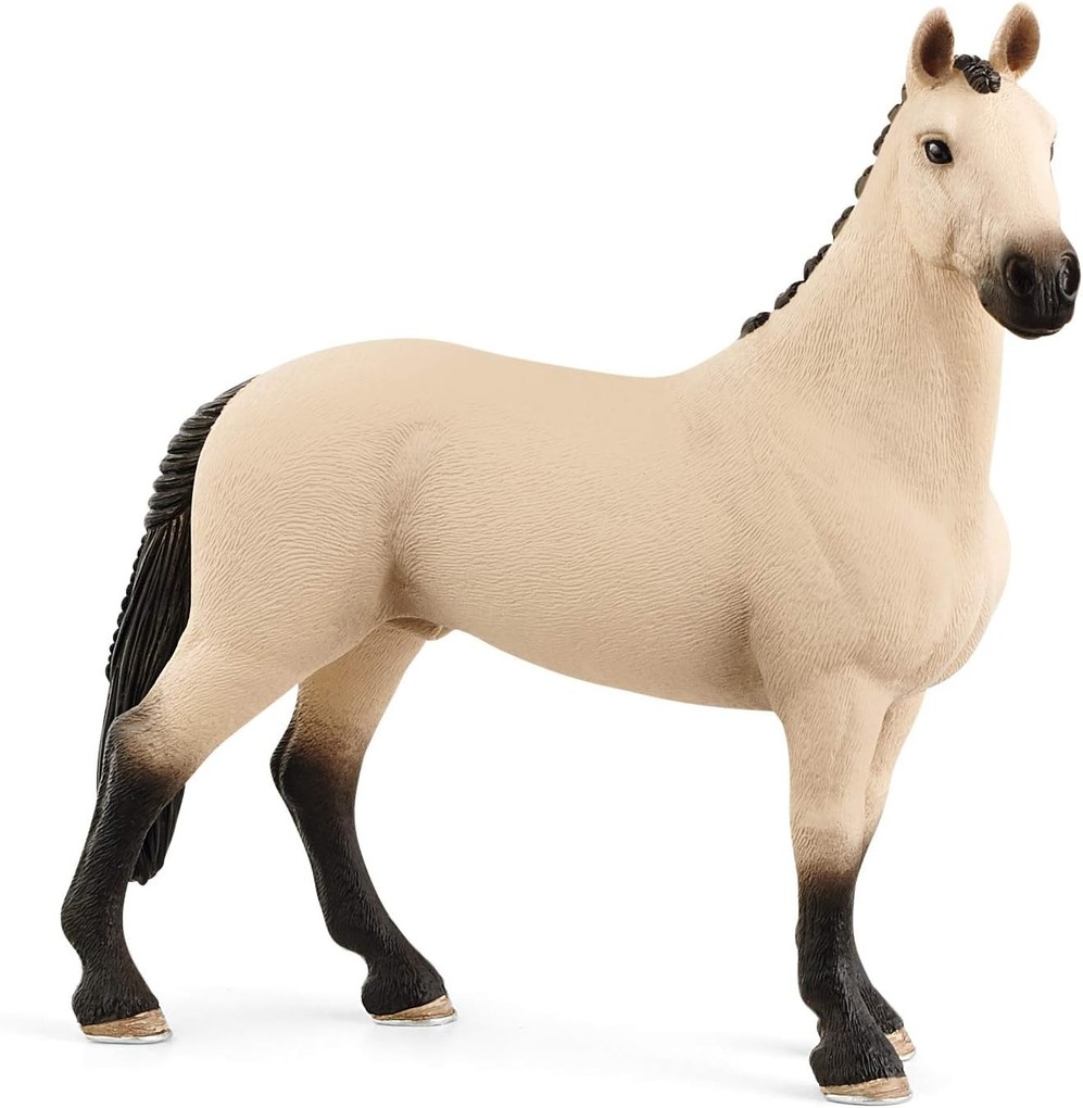 Schleich 13928 - Horse Club Hannoveraner Wallach Falbe Tierfigur Pferd Höhe: 12 cm