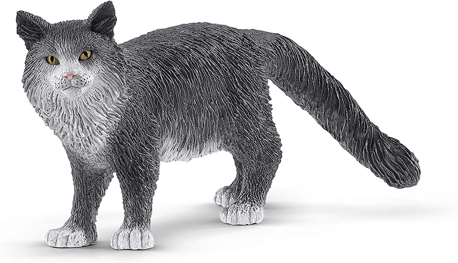 Schleich 13893 - Farm World Maine-Coon-Katze Tierfigur Höhe: 41 cm