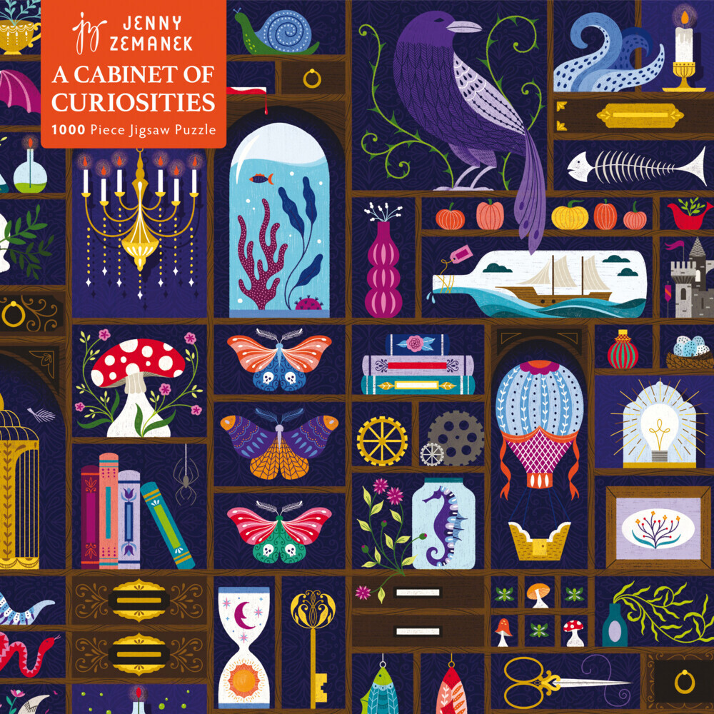 Adult Sustainable Jigsaw Puzzle: Jenny Zemanek: A Cabinet of Curiosities