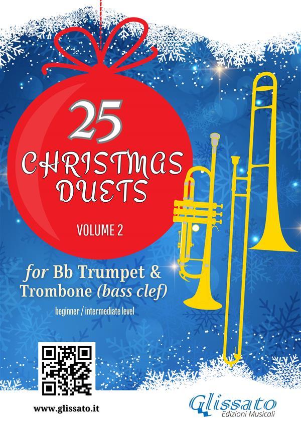 Trumpet and Trombone (b.c.): 25 Christmas Duets volume 2