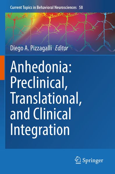 Anhedonia: Preclinical Translational and Clinical Integration