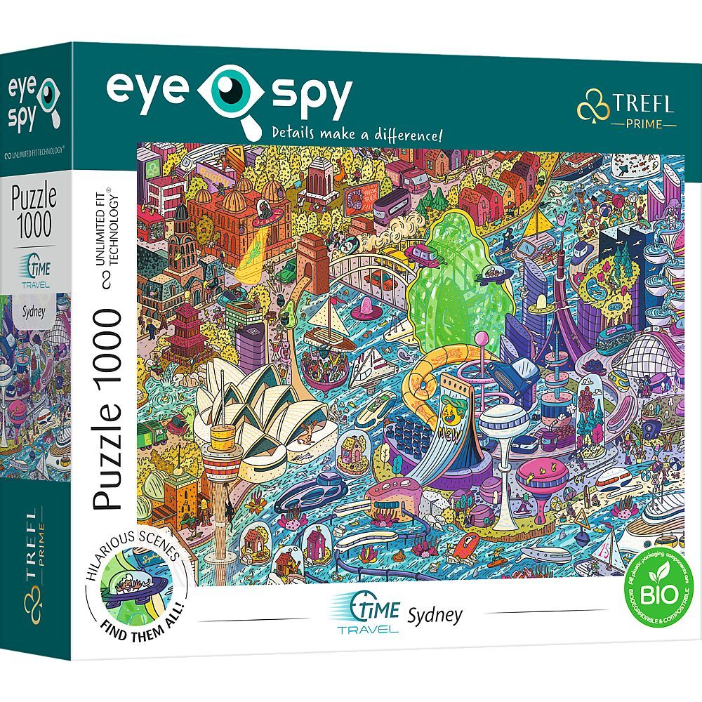 UFT Eye Spy Puzzle 1000 - Time Travel: Sydney Australien