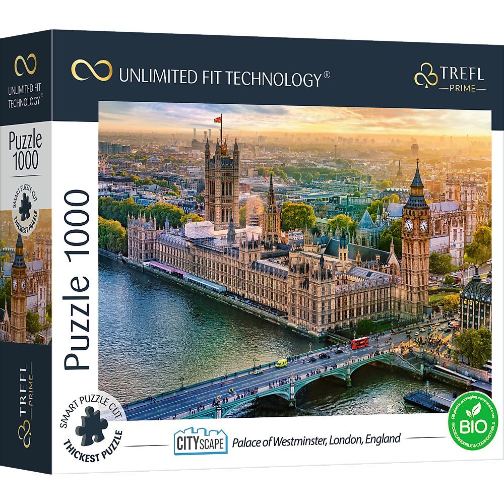 UFT Puzzle 1000 - Cityscape: Westminsterpüalast London England