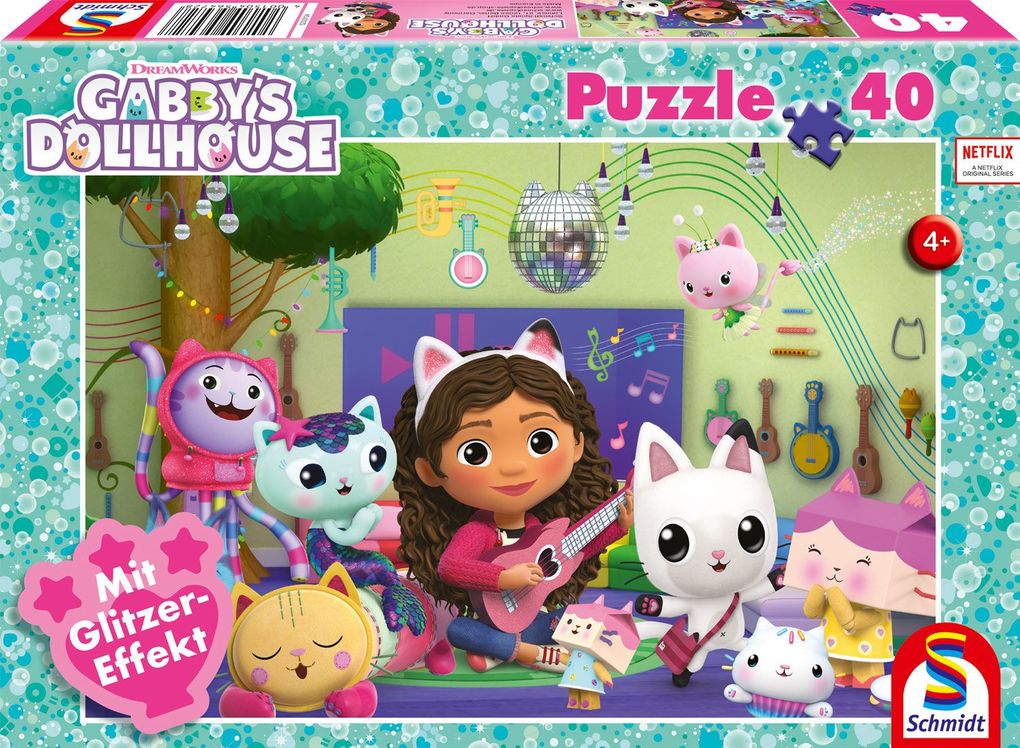 Schmidt Spiele - Gabbys Dollhouse - Miau-ziger Partyspaß 40 Teile