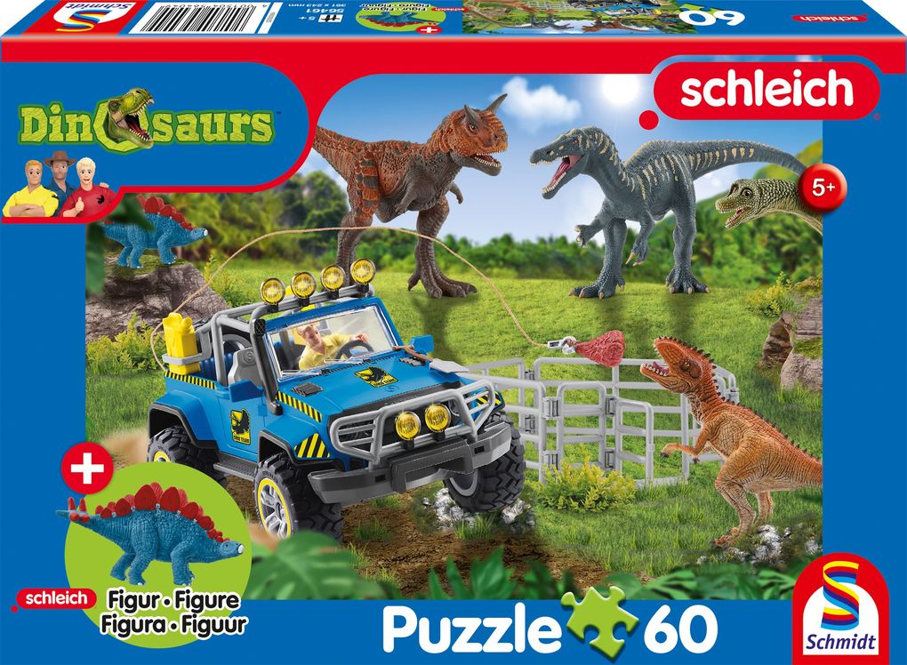 Dinosaurs Urzeit-Giganten 60 Teile mit Add-on (eine Original Figur Baby Stegosaurus)