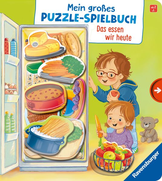 Mein großes Puzzle-Spielbuch Das essen wir heute