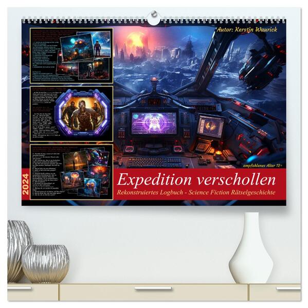 Expedition verschollen (hochwertiger Premium Wandkalender 2024 DIN A2 quer) Kunstdruck in Hochglanz