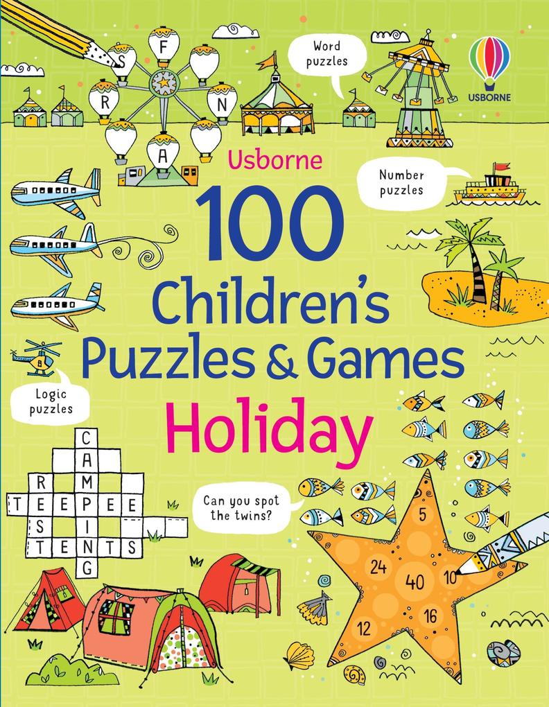 100 Children‘s Puzzles and Games: Holiday