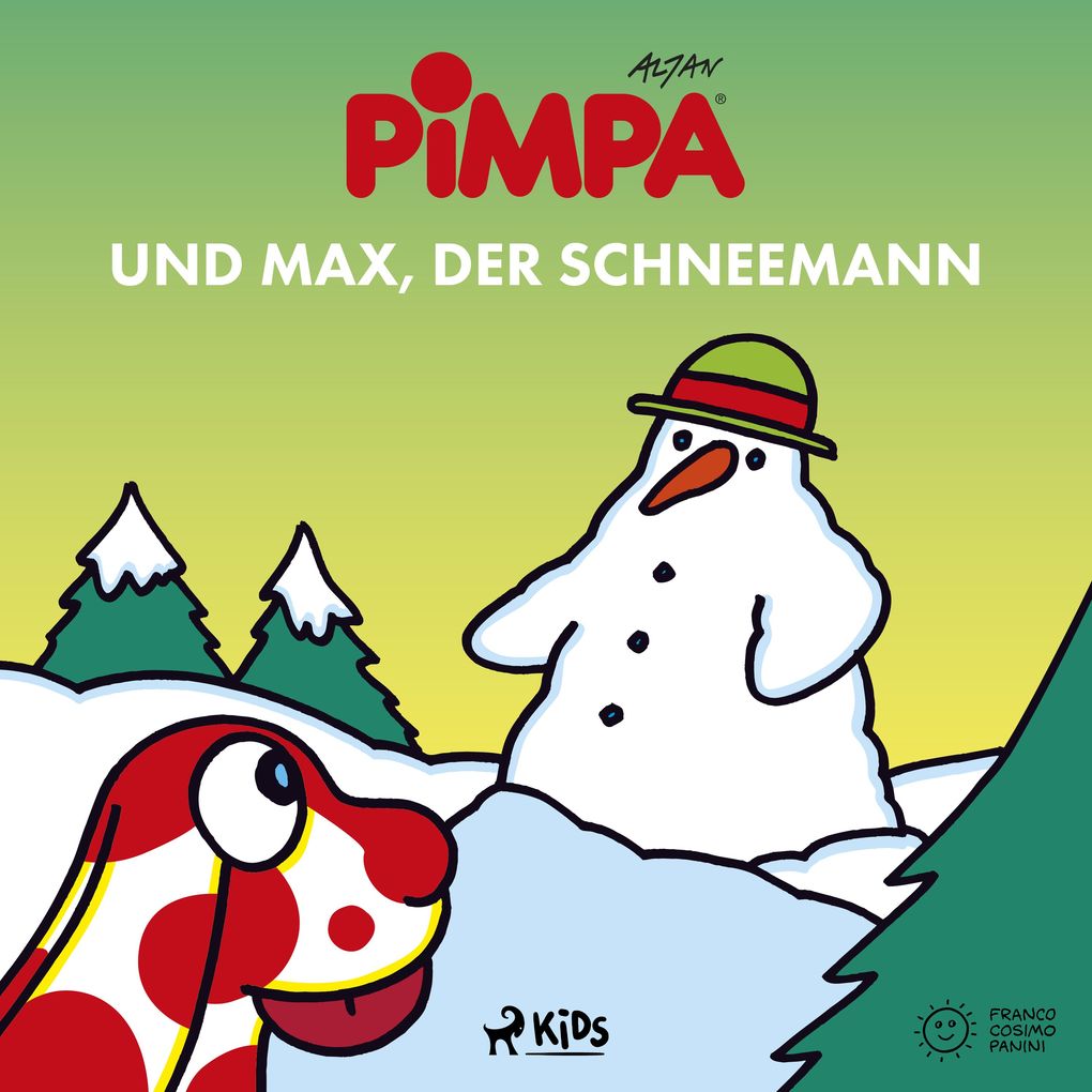 Pimpa und Max der Schneemann