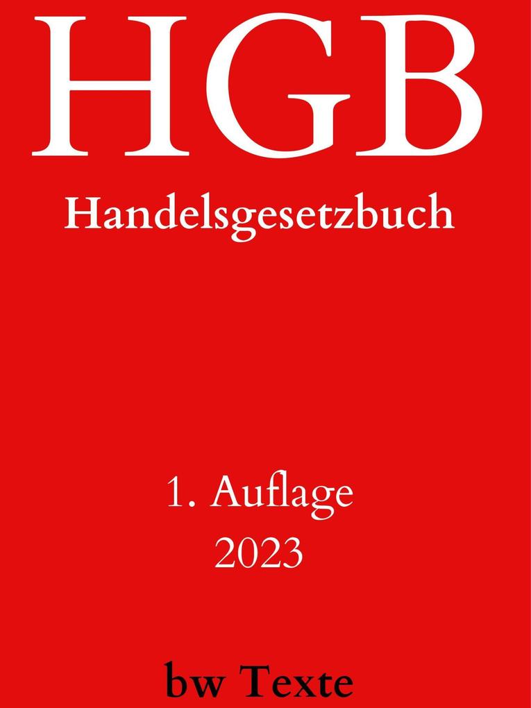 HGB-Handelsgesetzbuch