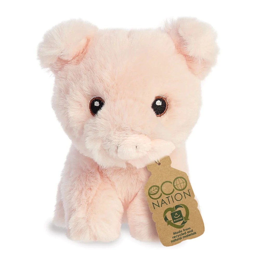 Aurora World - Eco Nation - Mini Schwein 13 cm
