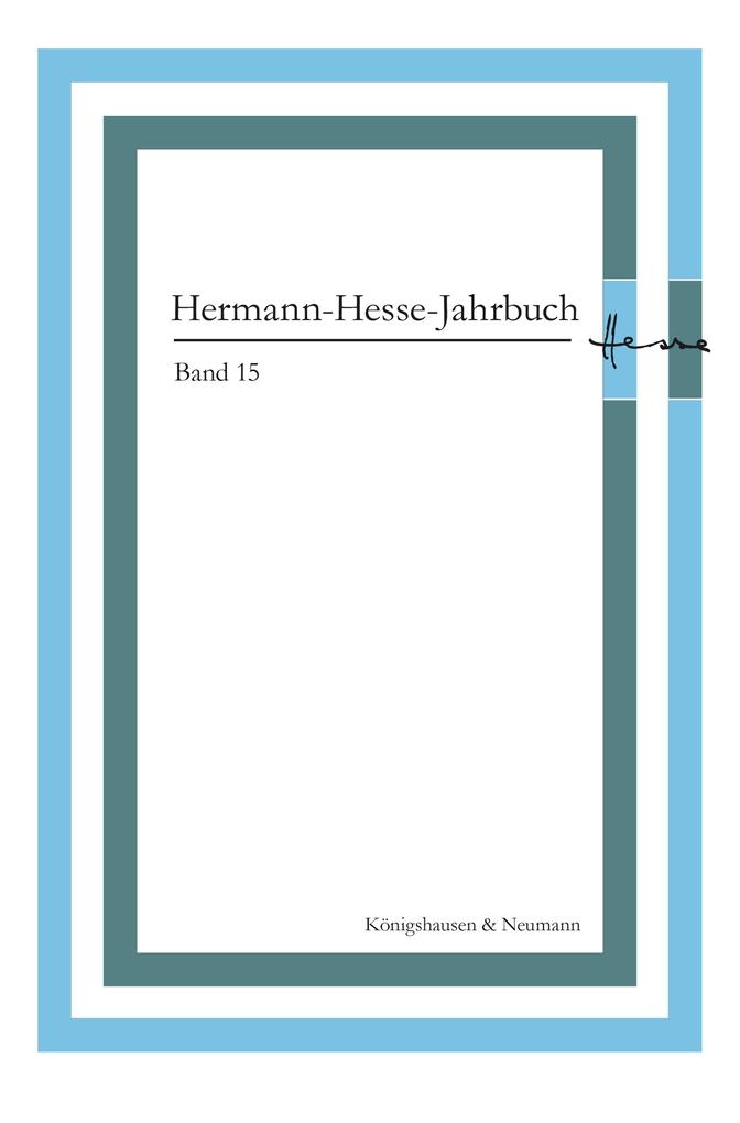 Hermann-Hesse-Jahrbuch Band 15