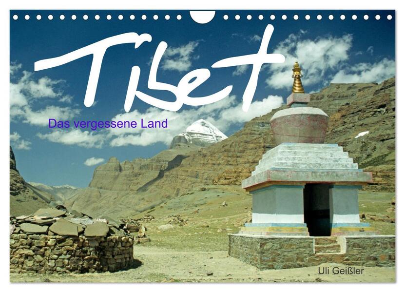 Tibet Das vergessene Land (Wandkalender 2024 DIN A4 quer) CALVENDO Monatskalender