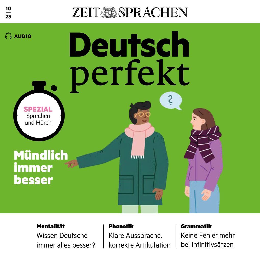 Deutsch lernen Audio Mündlich immer besser