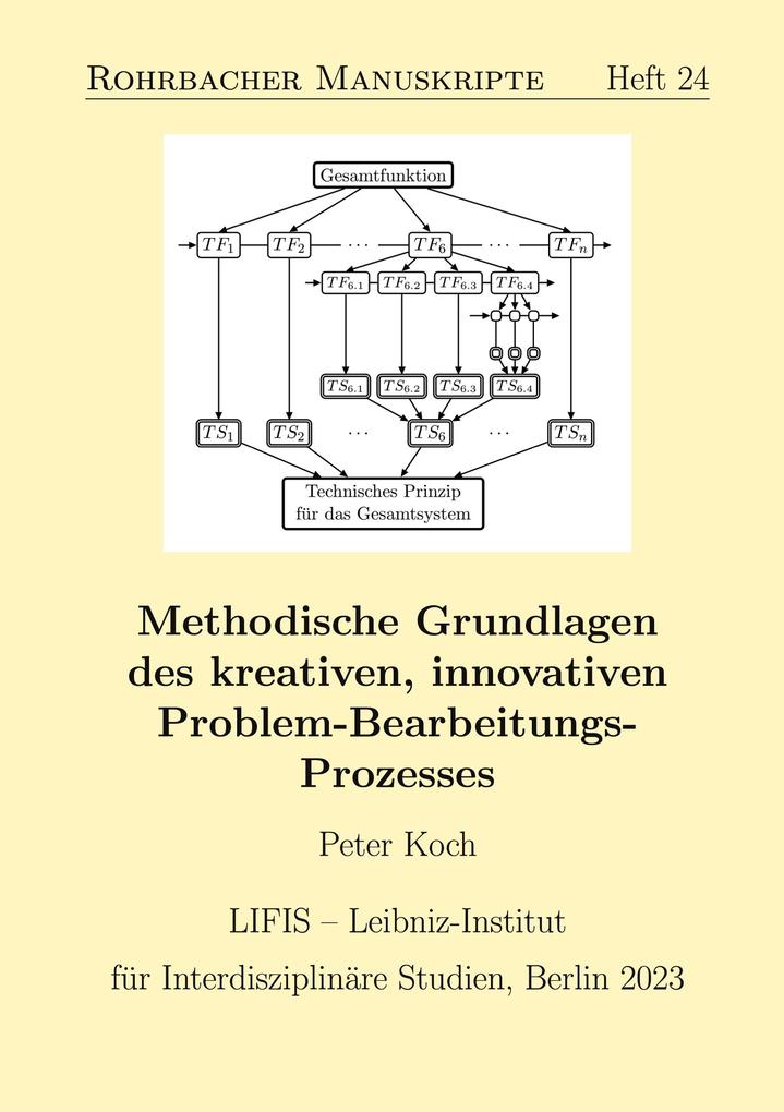 Methodische Grundlagen des kreativen innovativen Problem-Bearbeitungs-Prozesses