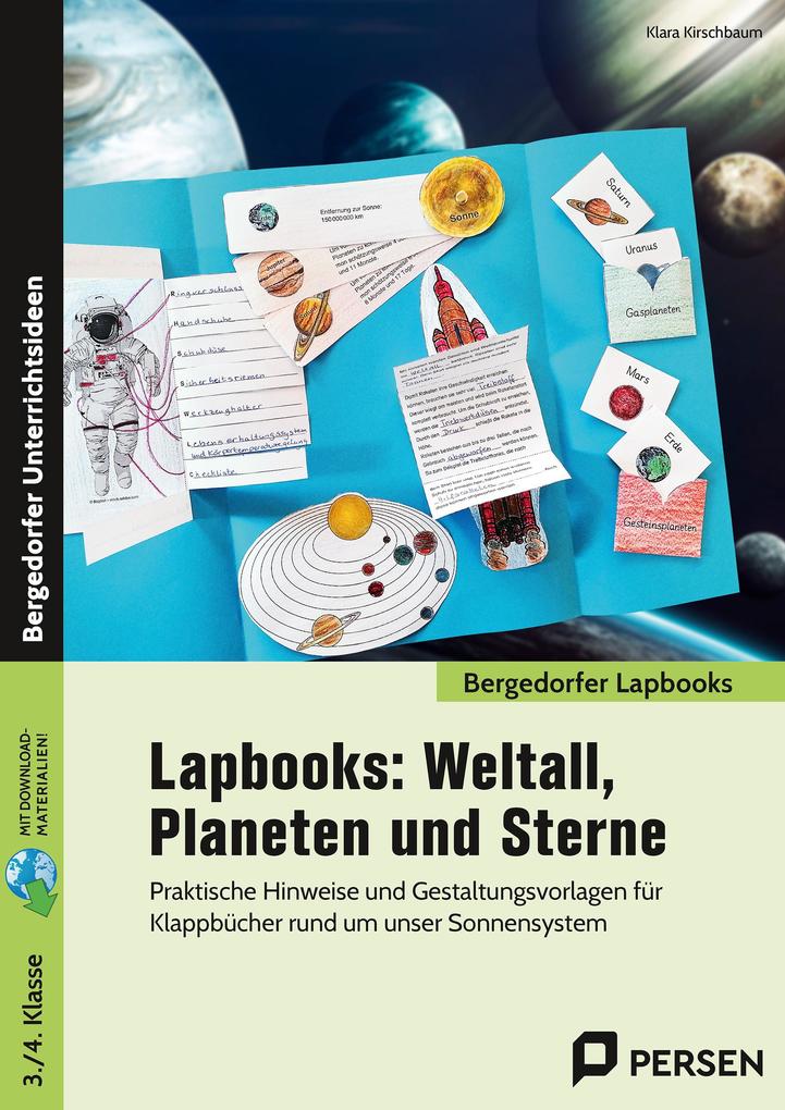 Lapbooks: Weltall Planeten und Sterne - 3./4. Kl.