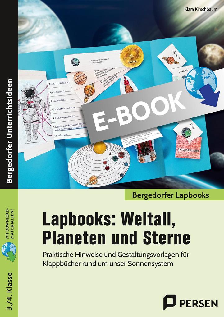 Lapbooks: Weltall Planeten und Sterne - 3./4. Kl.