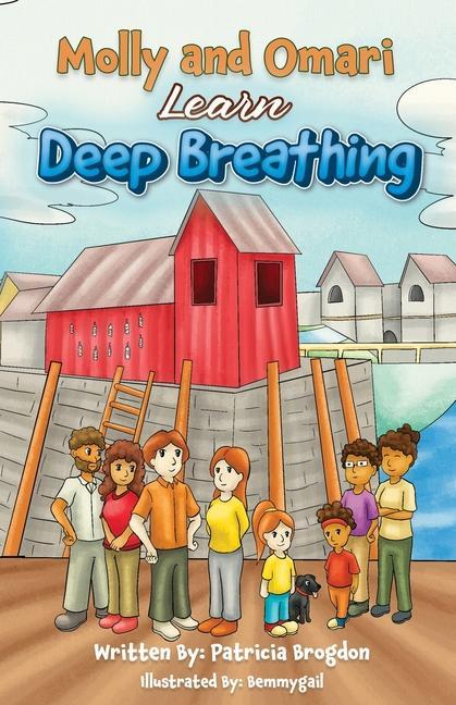 Molly and Omari Learn Deep Breathing (Black and White Interior): Self-Coping Skills for Pre-Teens