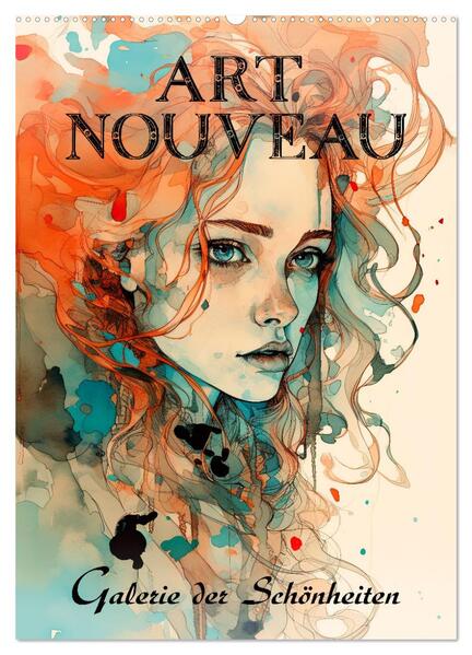 Art Nouveau - Galerie der Schönheiten (Wandkalender 2024 DIN A2 hoch) CALVENDO Monatskalender
