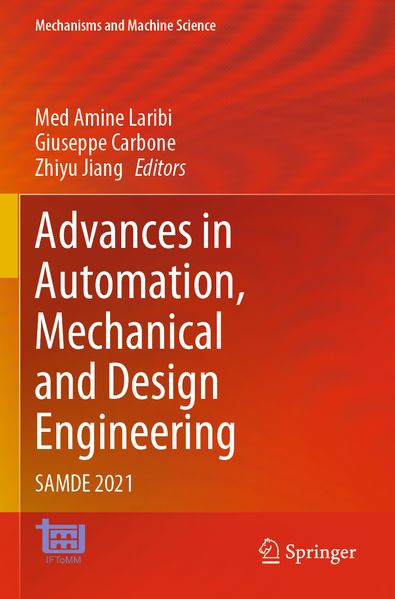 Advances in Automation Mechanical and Design Engineering