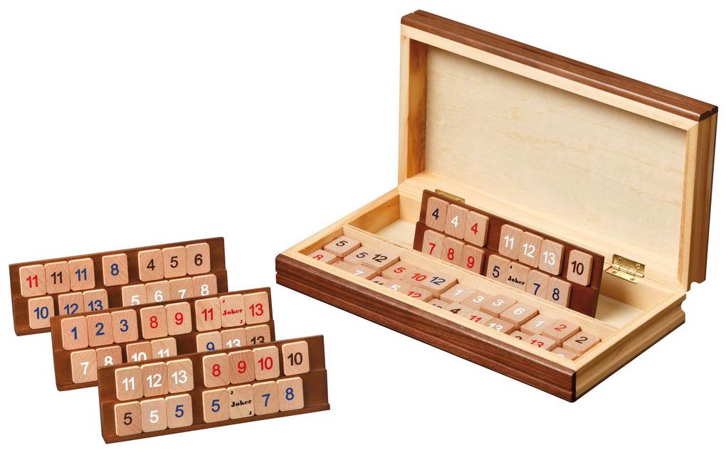 Philos 3612 - Rummy Holzkassette Buchform