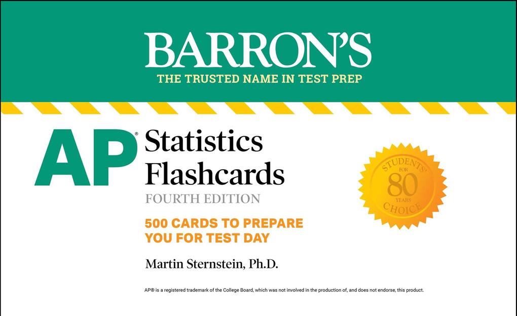 AP Statistics Flashcards Fourth Edition: Up-to-Date Practice