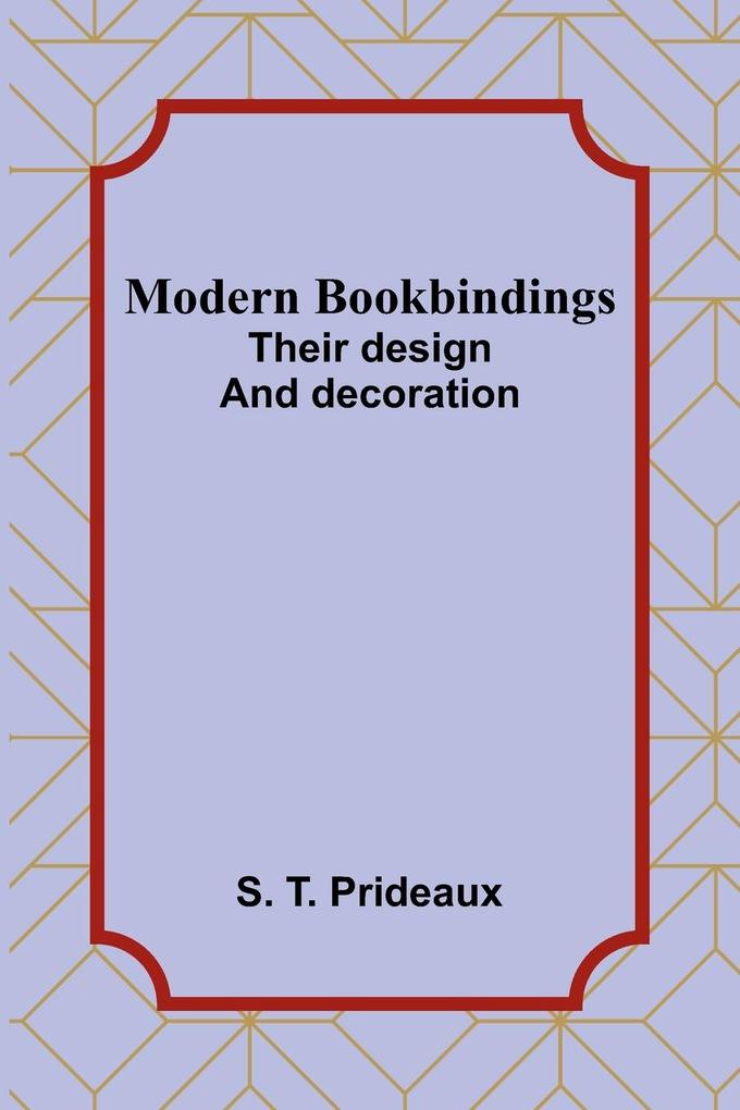 Modern bookbindings