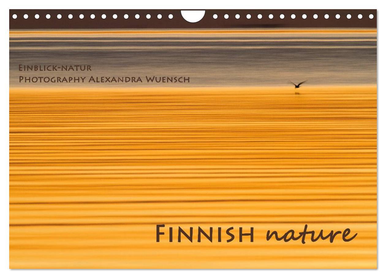 Finnish nature (Wall Calendar 2024 DIN A4 landscape) CALVENDO 12 Month Wall Calendar