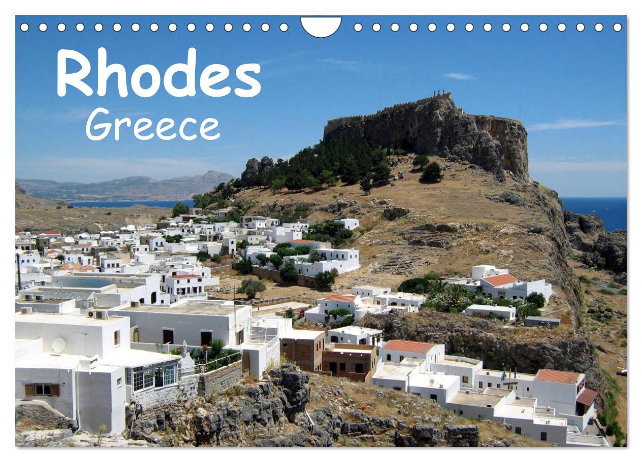 Rhodes - Greece (Wall Calendar 2024 DIN A4 landscape) CALVENDO 12 Month Wall Calendar