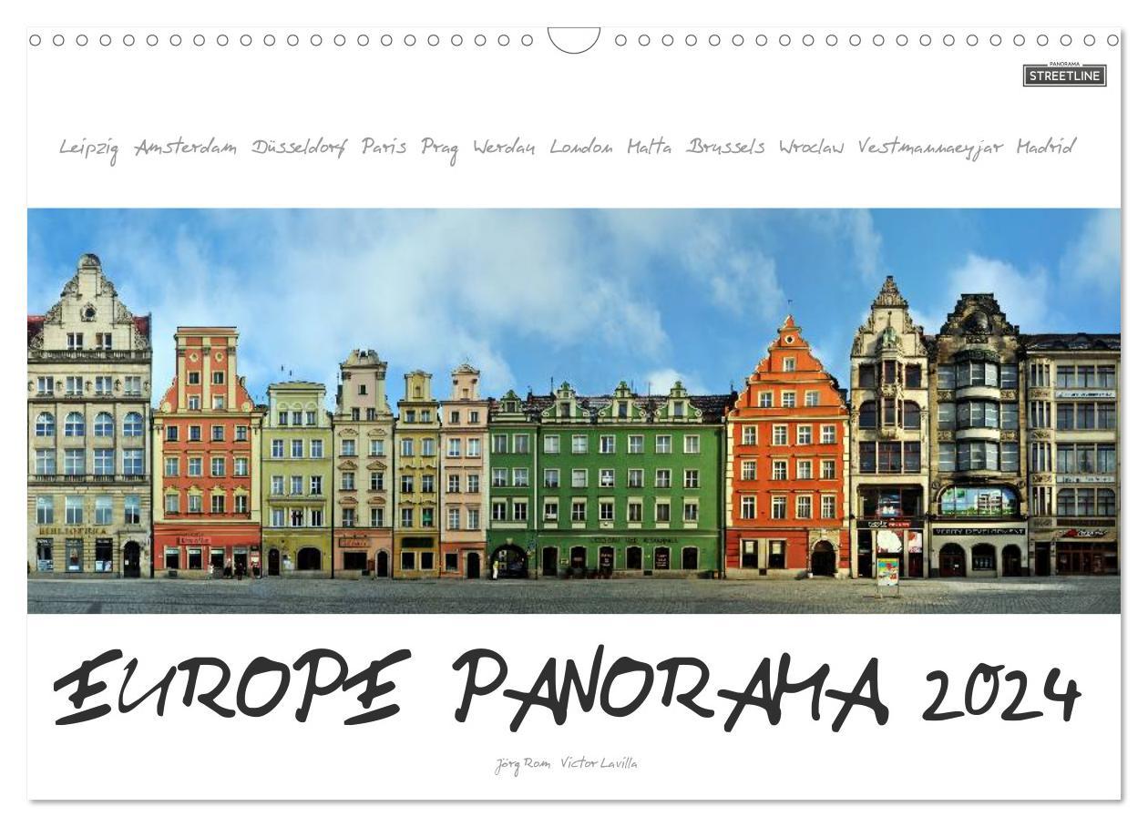 Europe Panorama 2024 / UK-Version (Wall Calendar 2024 DIN A3 landscape) CALVENDO 12 Month Wall Calendar