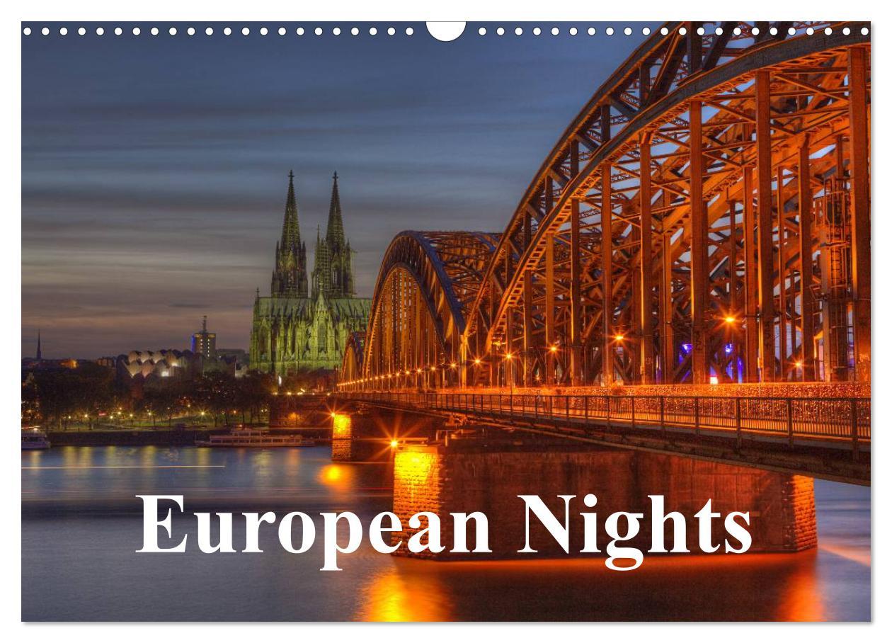 European Nights / UK Version (Wall Calendar 2024 DIN A3 landscape) CALVENDO 12 Month Wall Calendar