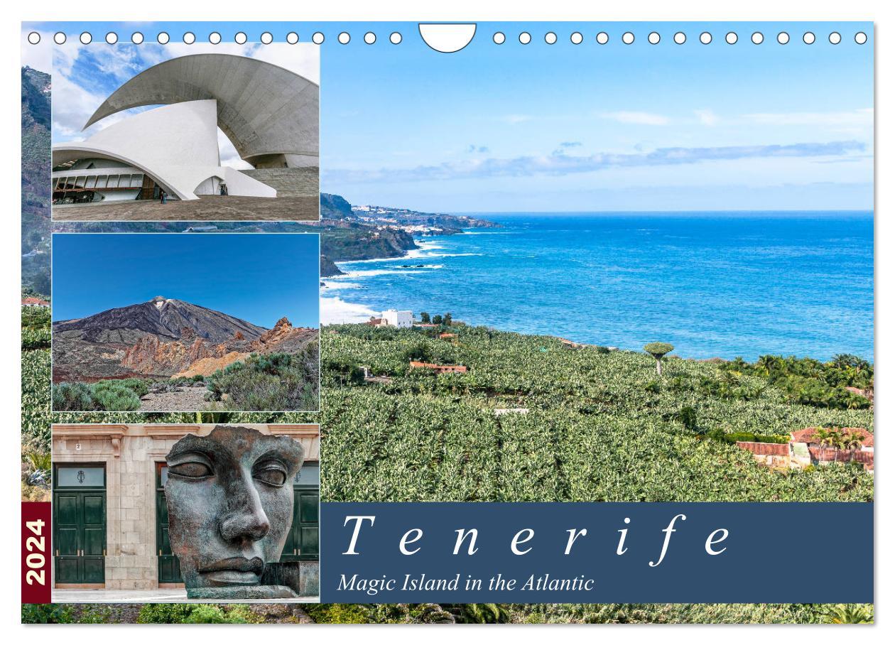 Tenerife - Magic Island in the Atlantic (Wall Calendar 2024 DIN A4 landscape) CALVENDO 12 Month Wall Calendar