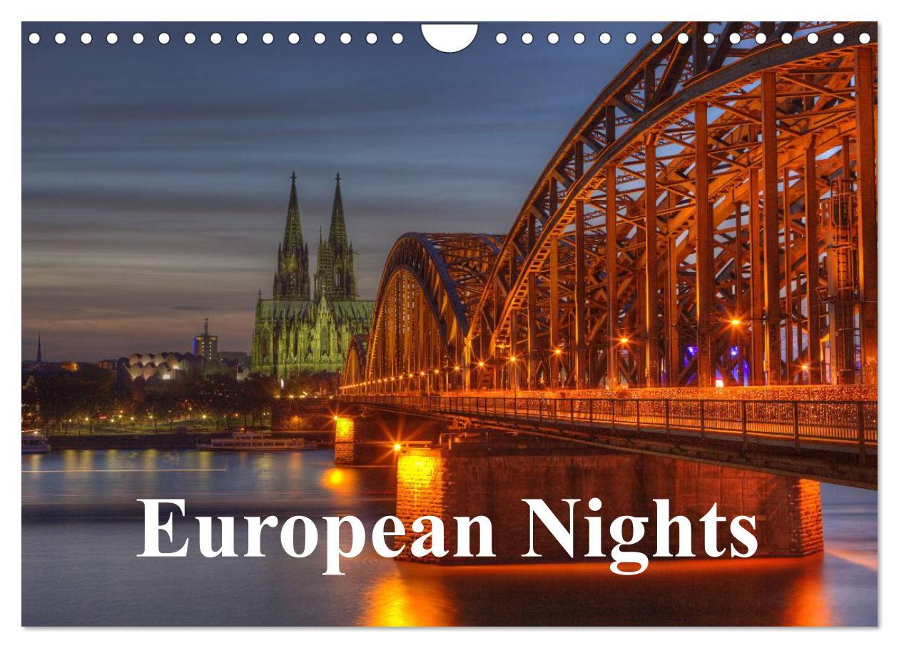 European Nights / UK Version (Wall Calendar 2024 DIN A4 landscape) CALVENDO 12 Month Wall Calendar