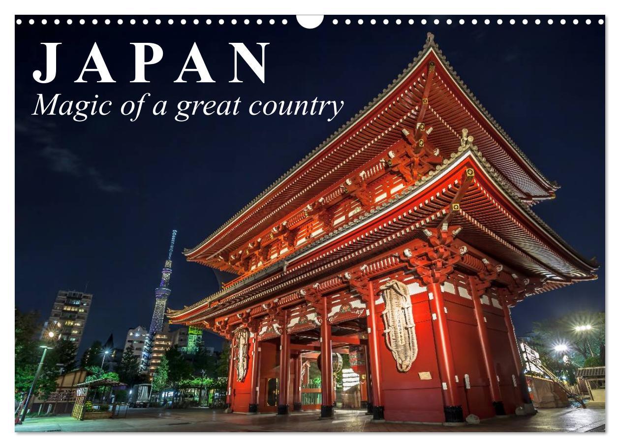 Japan Magic of a great country (Wall Calendar 2024 DIN A3 landscape) CALVENDO 12 Month Wall Calendar