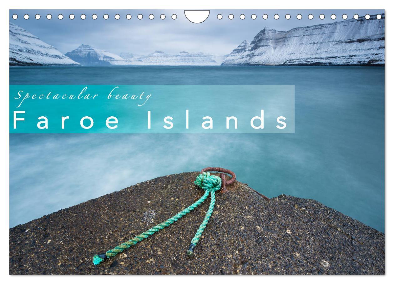 Spectacular beauty - Faroe Islands (Wall Calendar 2024 DIN A4 landscape) CALVENDO 12 Month Wall Calendar