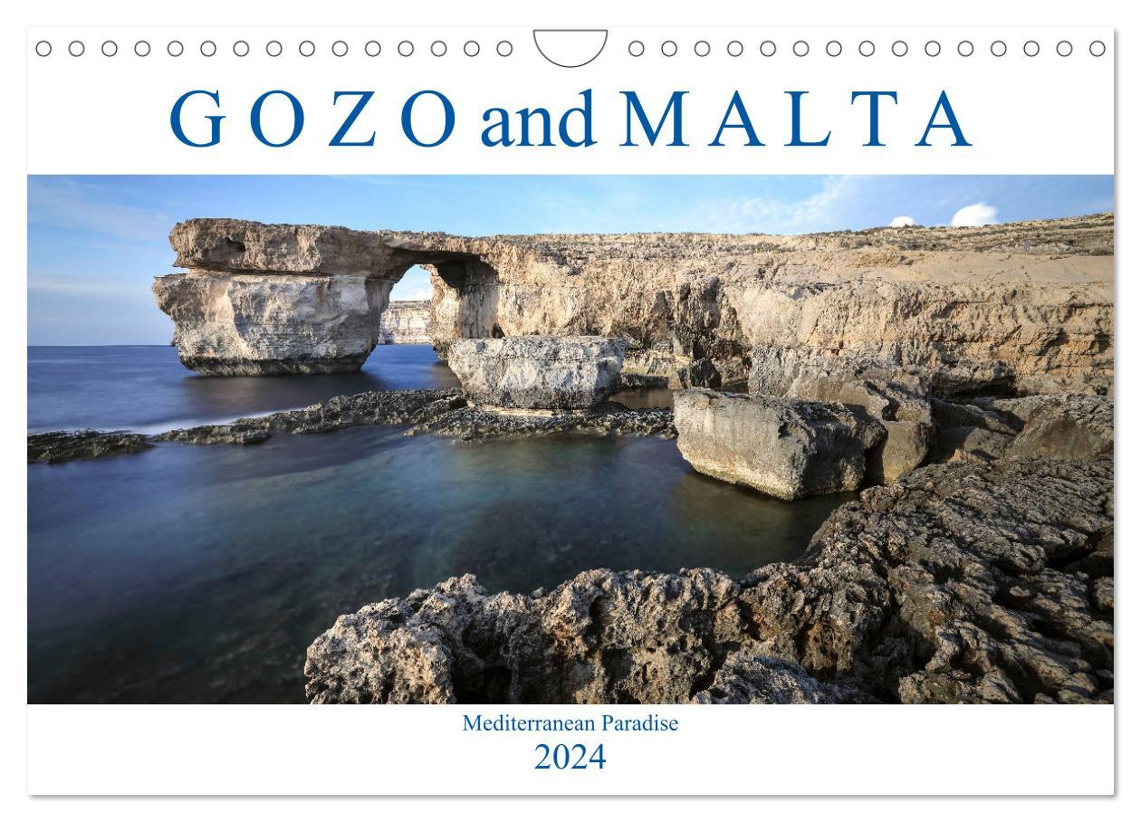 Gozo and Malta Mediterranean Paradise (Wall Calendar 2024 DIN A4 landscape) CALVENDO 12 Month Wall Calendar