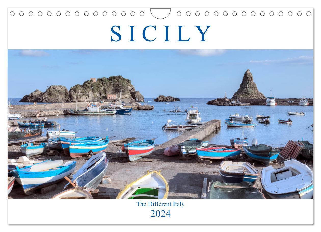 Sicily The Different Italy (Wall Calendar 2024 DIN A4 landscape) CALVENDO 12 Month Wall Calendar