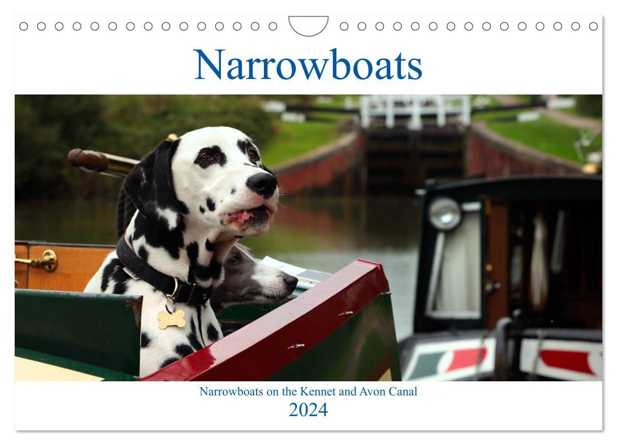 Narrowboats (Wall Calendar 2024 DIN A4 landscape) CALVENDO 12 Month Wall Calendar