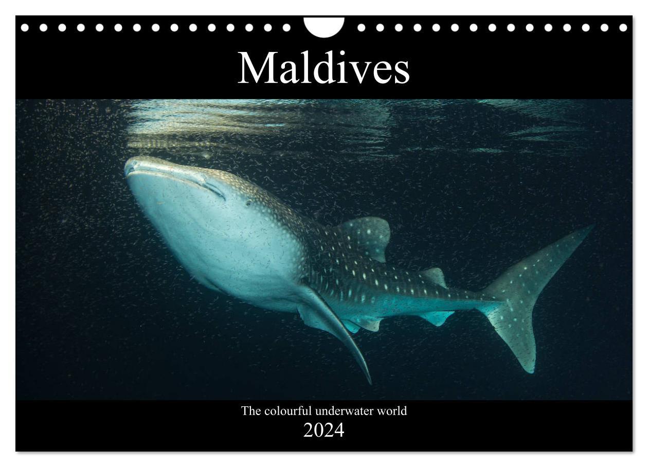 Maldives (Wall Calendar 2024 DIN A4 landscape) CALVENDO 12 Month Wall Calendar