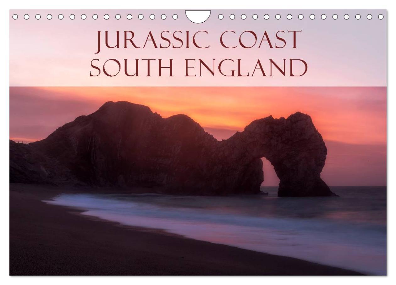 Jurassic Coast South England (Wall Calendar 2024 DIN A4 landscape) CALVENDO 12 Month Wall Calendar