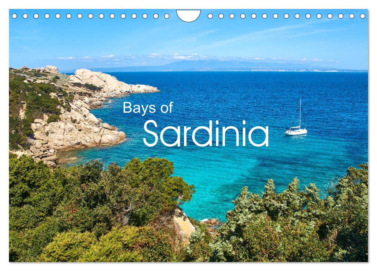 Bays of Sardinia (Wall Calendar 2024 DIN A4 landscape) CALVENDO 12 Month Wall Calendar