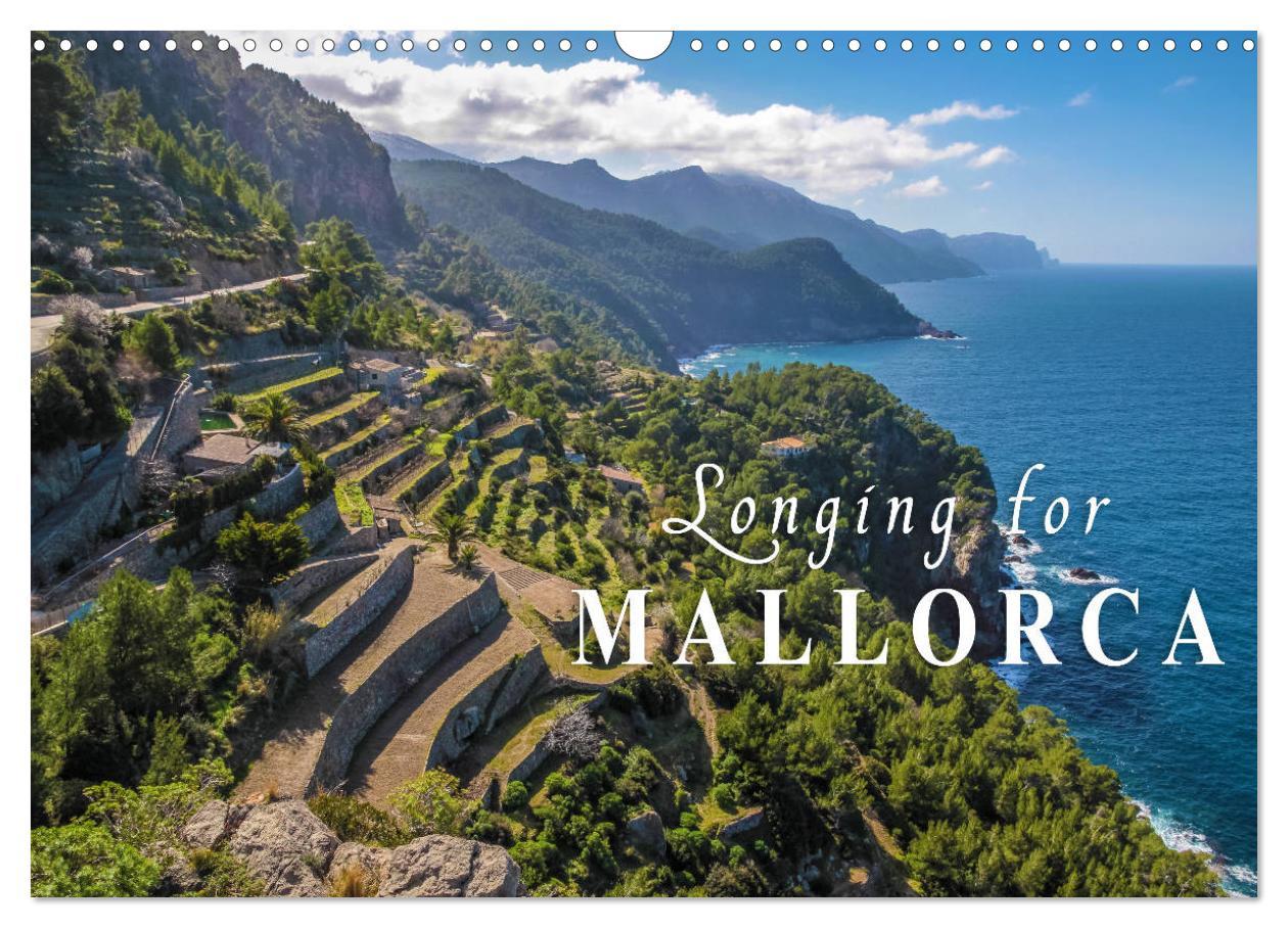 Longing for Mallorca (Wall Calendar 2024 DIN A3 landscape) CALVENDO 12 Month Wall Calendar