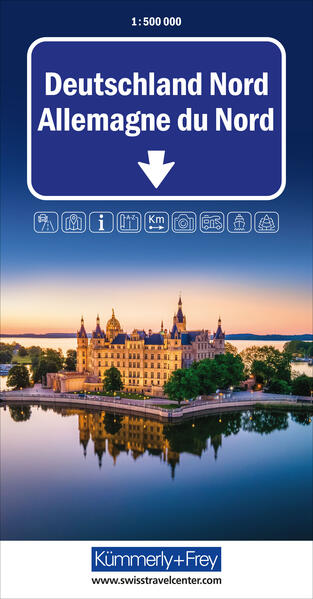 KuF Deutschland (Nord) Strassenkarte 1:500‘000