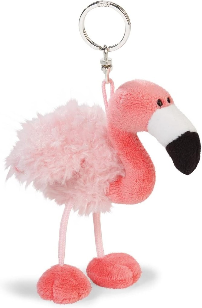 NICI 47870 - Schlüsselanhänger Flamingo Plüsch 10 cm