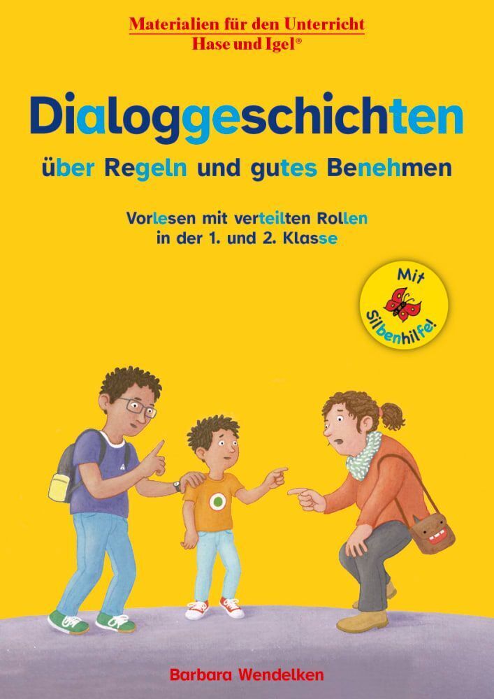 Dialoggeschichten über Regeln und gutes Benehmen / Silbenhilfe