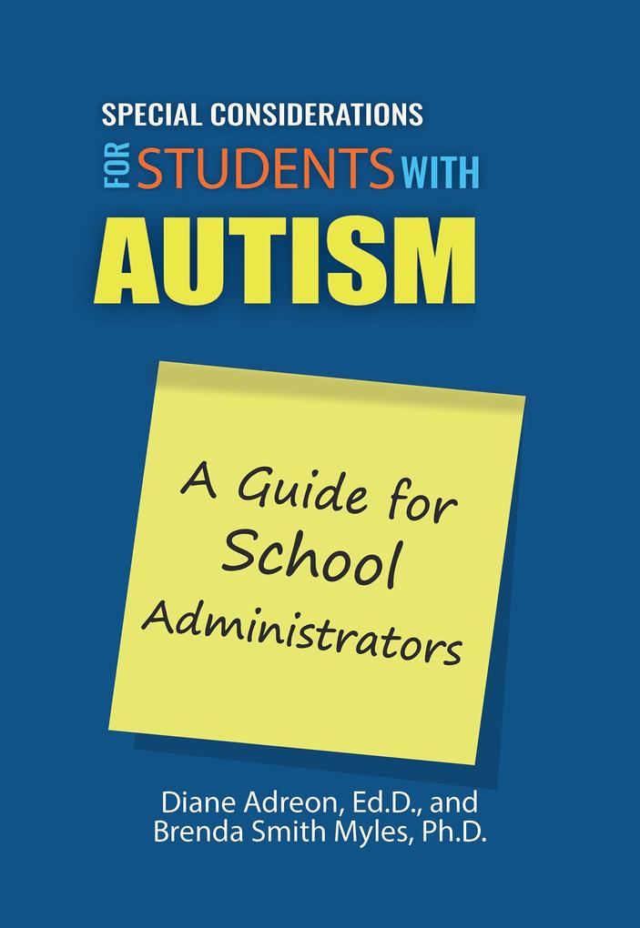 Special Considerations for Students with Autism