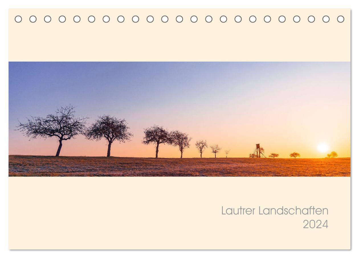 Lautrer Landschaften 2024 (Tischkalender 2024 DIN A5 quer) CALVENDO Monatskalender