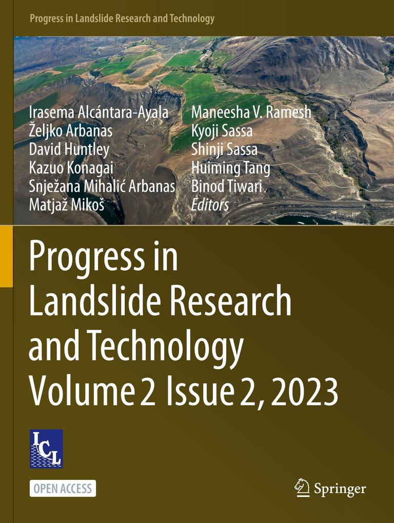 Progress in Landslide Research and Technology Volume 2 Issue 2 2023