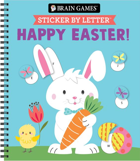 Brain Games - Sticker by Letter: Happy Easter!