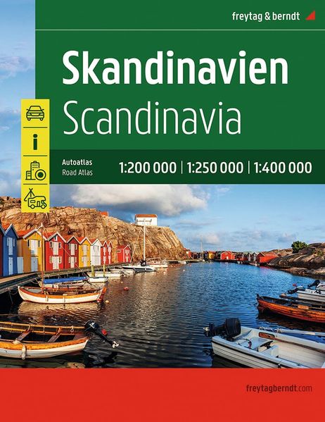 Freytag + Berndt Skandinavien Autoatlas 1, 200.000 - 1, 400.000 Freytag & Berndt